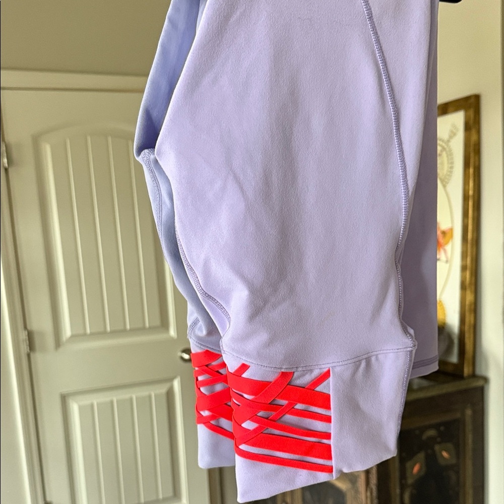 Fabletics Lavender and Red Leggings